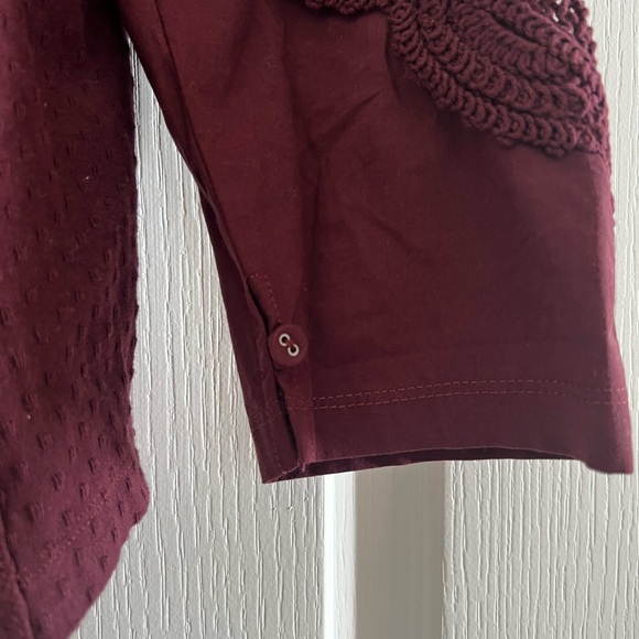 Free People Crocheted/Embroidered Cotton Top - Picture 5 of 6